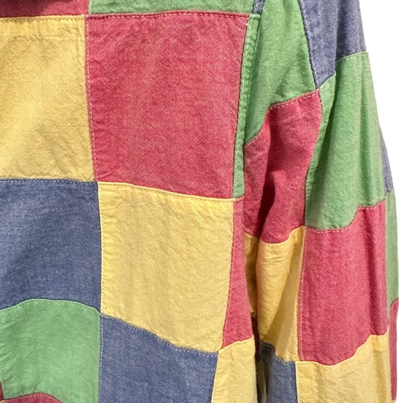 Vintage Patchwork Cotton Jacket 12P - Picture 4 of 8